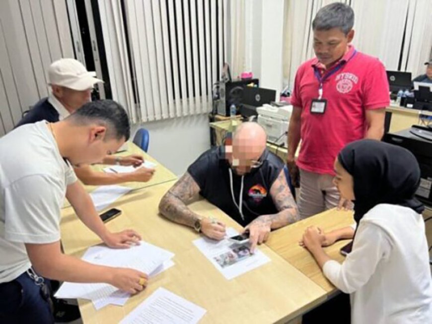 British man serving as a tour guide is apprehended by Phuket Police