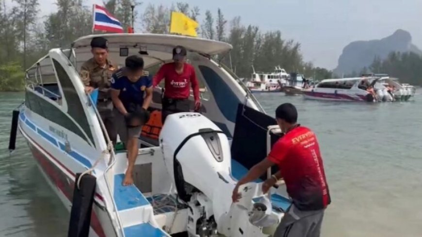 Captain Krabi Speedboat caught with "meth" on board