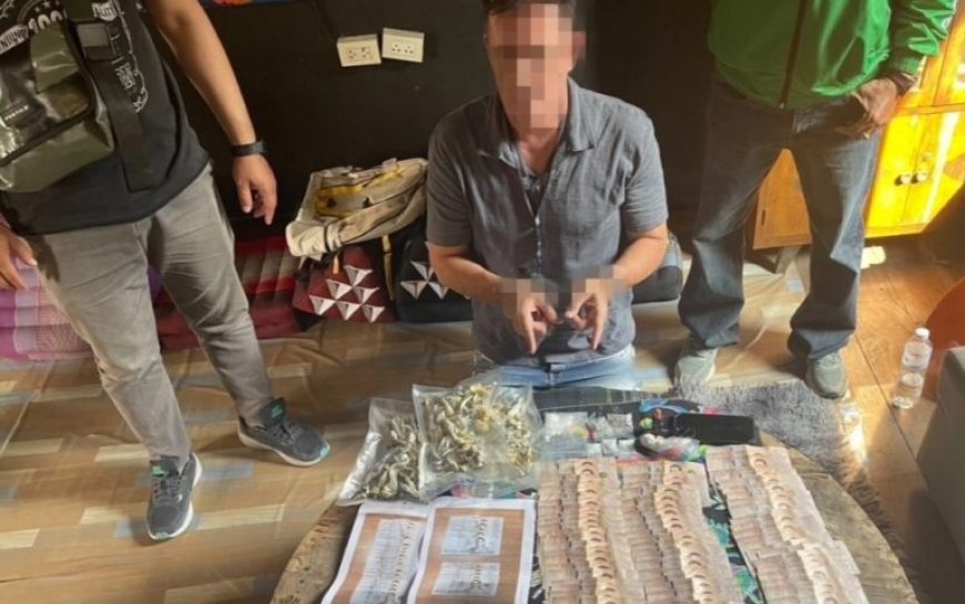 DEALER OF BRITISH DRUGS ARRESTED IN CHIANG MAI