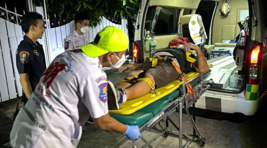DRUNK BRITON IMPALES HIMSELF TRYING TO CLIMB OVER GATE AT PATTAYA HOME