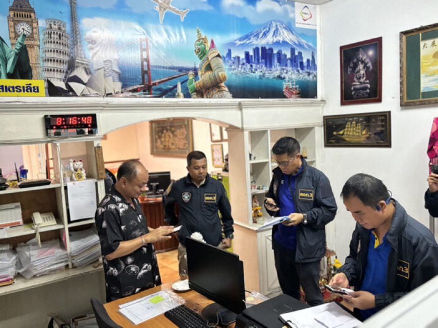 New Zealand officers assist Thai police in apprehending a visa fraud company