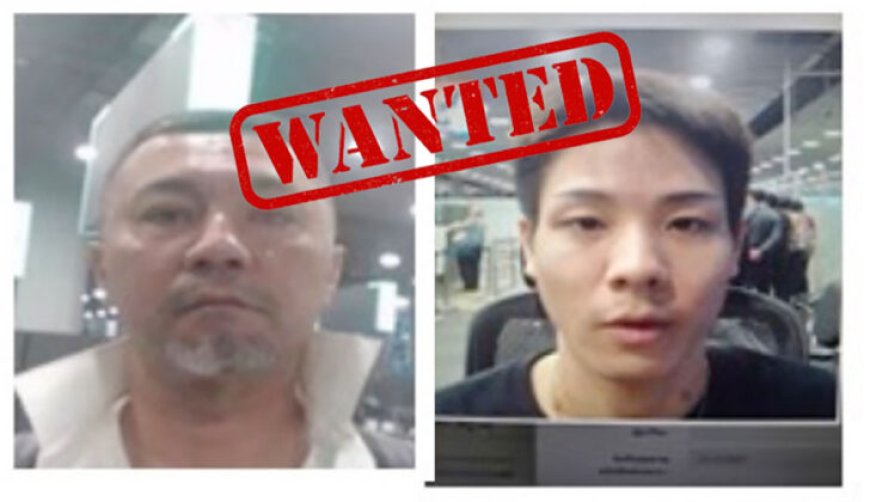 Thai police are seeking Japanese murder suspects who fled to Laos.