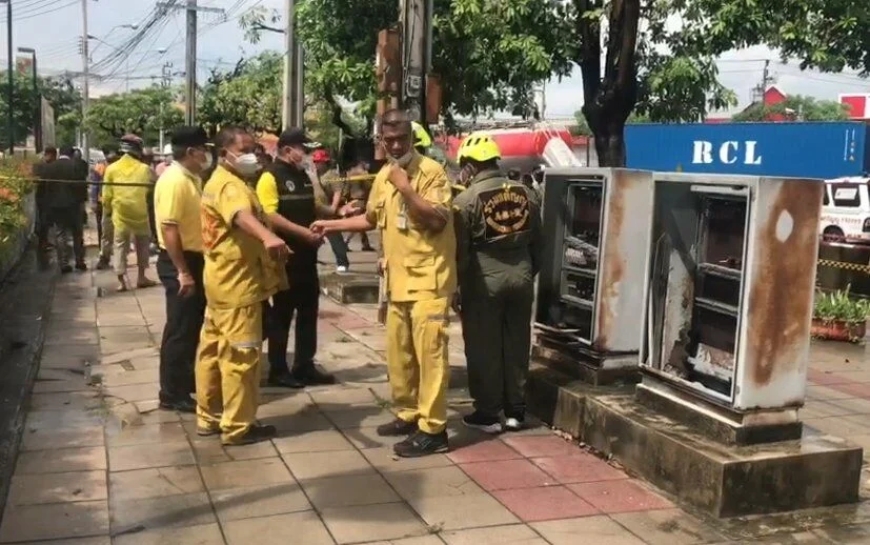 Body found beneath electricity control panel on Bangkok footpath