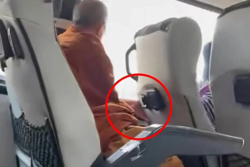 Video evidence: Thai monk gropes sleeping passenger’s breasts