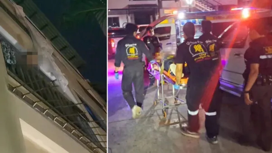 The fourth case of a man falling from a hotel in Pattaya