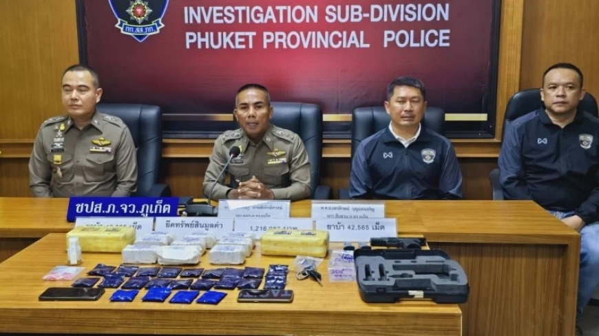Police seized 47,000 drug tablets throughout Phuket