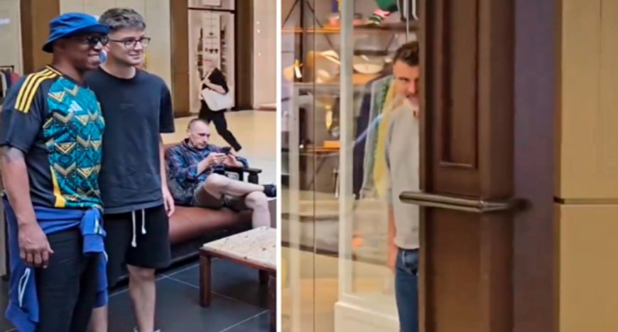Roy Keane Hilariously Hides from German Fans Seeking Selfies at Berlin Mall with Ian Wright
