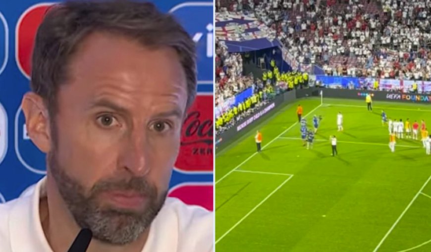 Fans Throw Cups at England Manager Gareth Southgate Following 0-0 Draw with Slovenia at Euro 2024