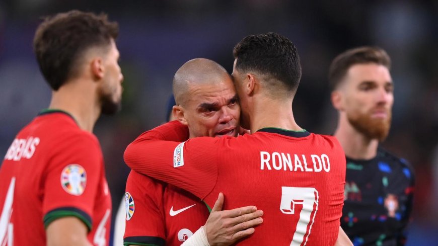 Cristiano Ronaldo Comforts Pepe After Portugal's Heartbreaking Exit from Euro 2024