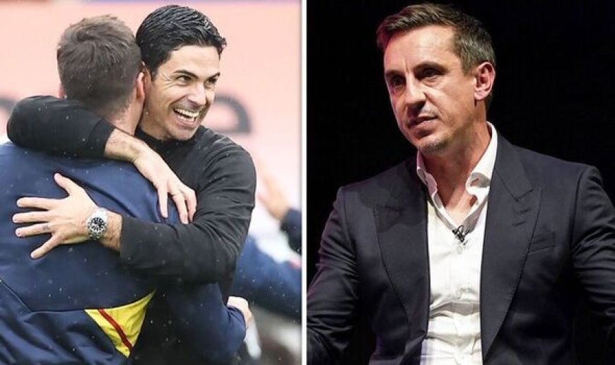 Gary Neville Admits He Was Wrong After Mikel Arteta's ‘Brilliant’ Decision at Arsenal